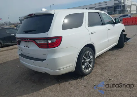 2019 Dodge Durango Gt Plus Rwd из США, поврежденный, VIN 1C4RDHDG9KC779093
